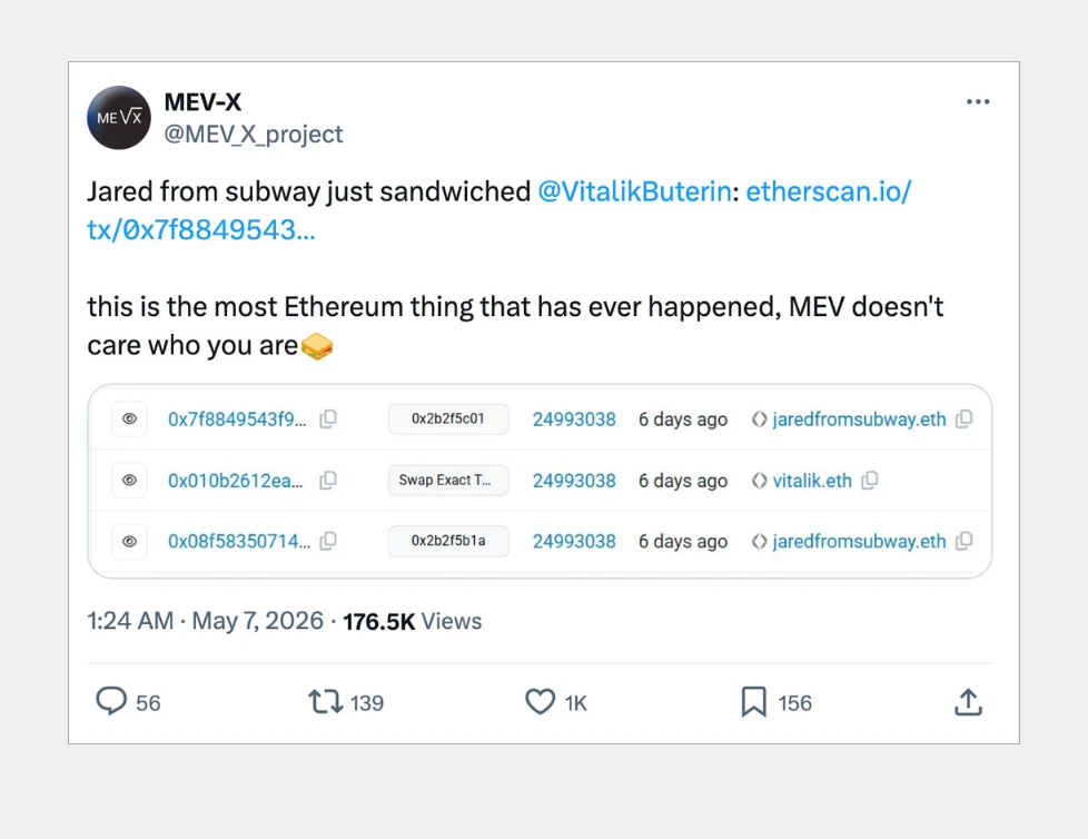 No one is safe (not even Vitalik)